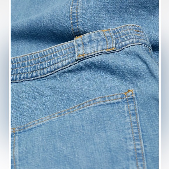 Jonathan Simkhai Standard Denim Cargo Pants - Picture 7 of 12